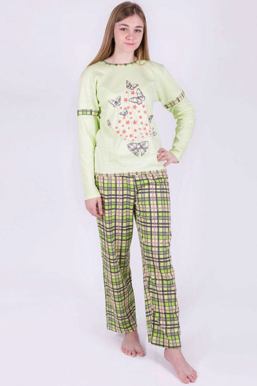 Арт. 4428 Пижама с брюками 54-60 (4 шт) Цвет:ассорти - Калинка фото 3