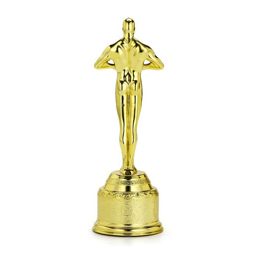 Кубок наградная фигура Лучший во всем, оскар, пластик, 18 см