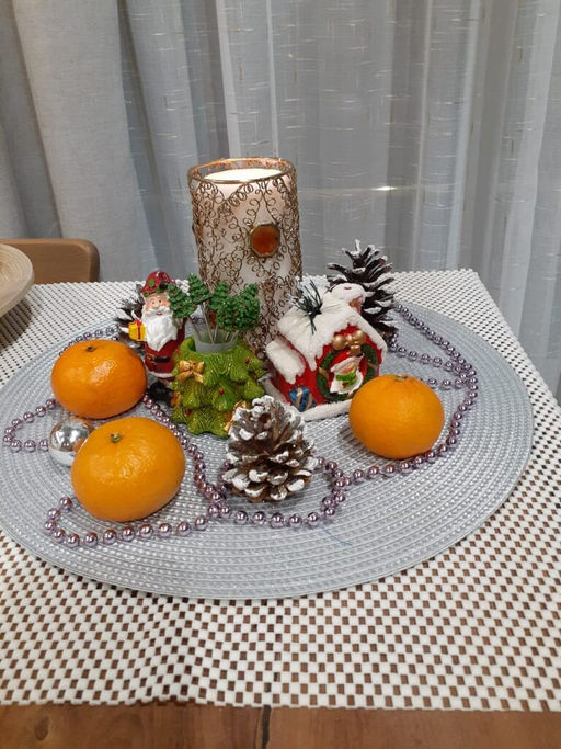 Салфетка для сервировки (мат на стол) 38см, круглая, стальная, Y6-2538 (326267) /DANIKS/  фото 6