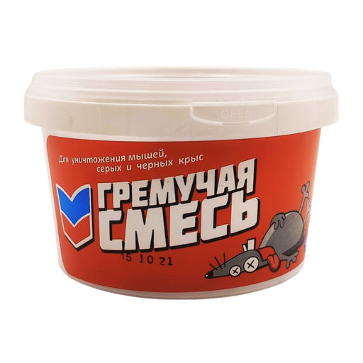 Приманка "Гремучая смесь" против крыс и мышей тесто-брикеты 500г