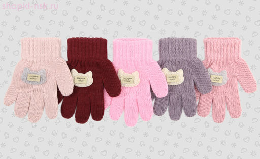 627-TG шерсть ( р-р 13/3-4 года) Перчатки - Теплыши фото 2