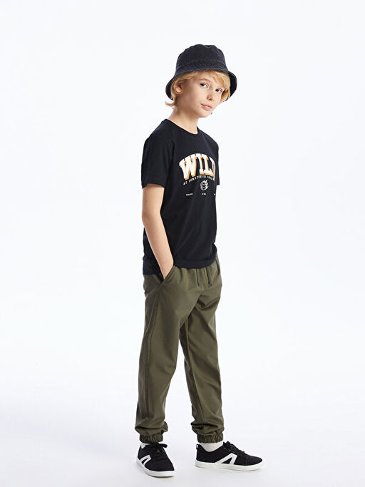 Beli Lastikli Erkek ?ocuk Jogger Pantolon