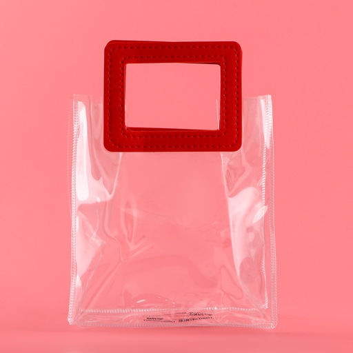 Пакет подарочный из ПВХ, красный, 17?15?8 см - UPAK LAND фото 3