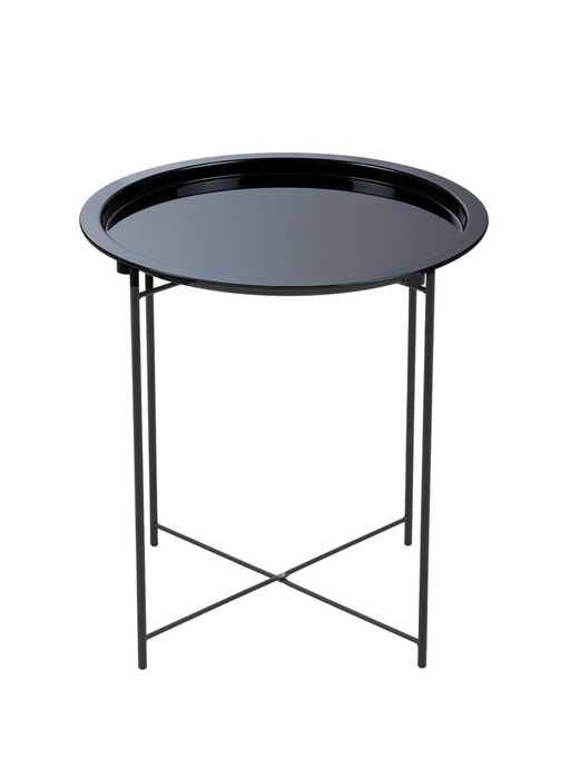 Столик журнальный, поднос чёрный