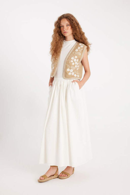 Макси-юбка из поплина Manuka x DeFacto  фото 3