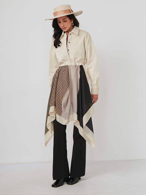 Большой, мягкий, тонкий и очень нежный двусторонний палантин - Tantino фото 5