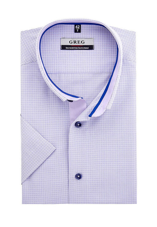 Сорочка мужская короткий рукав GREG 774/109/1244/Z/P/b/1  фото 8