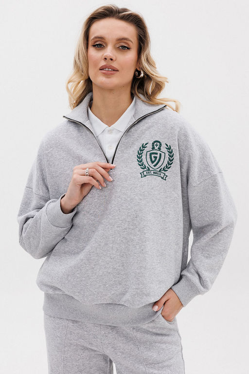 Костюм GO F3077/50-04.164-170 серый меланж - Pirs фото 2