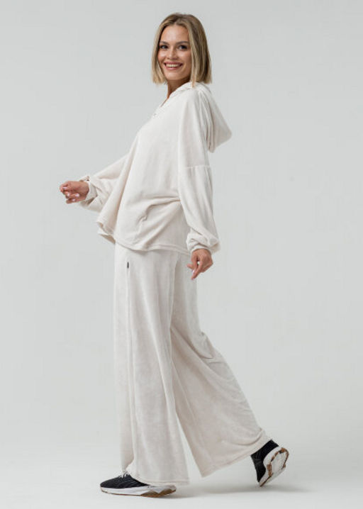 Костюм ПРЕМИУМ  велюр, молочный - Knitka wear фото 9