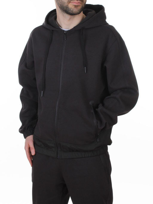 AAL-710 DK. GRAY Костюм спортивный мужской (85% хлопок, 15% полиэстер)