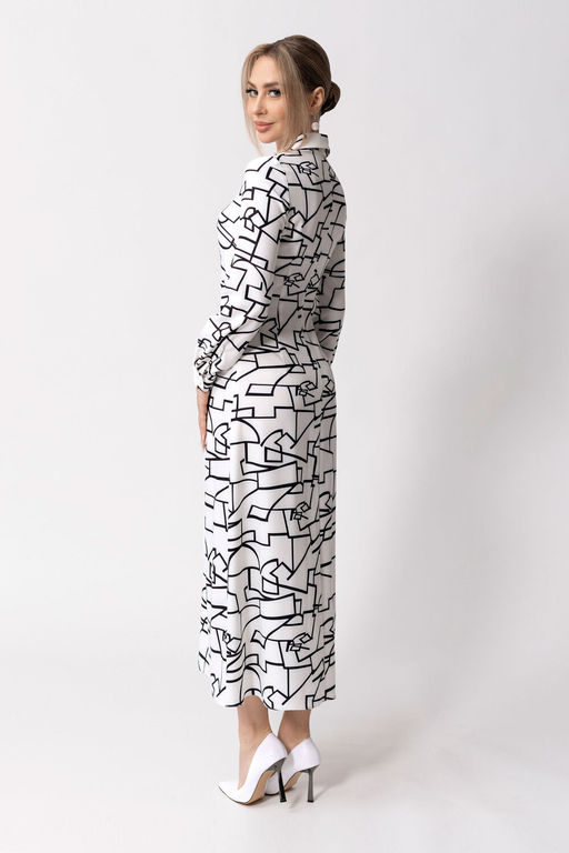 Платье Golden Valley 44085 бело-черный фото 2