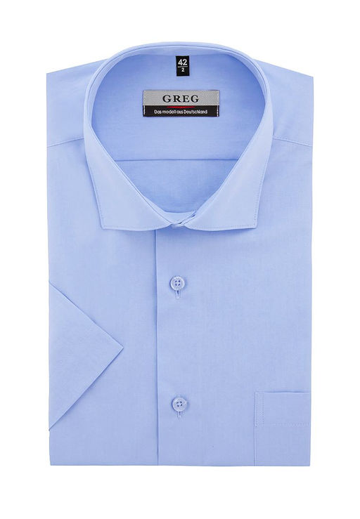 Сорочка мужская короткий рукав GREG 220/109/NBL/Z  фото 10