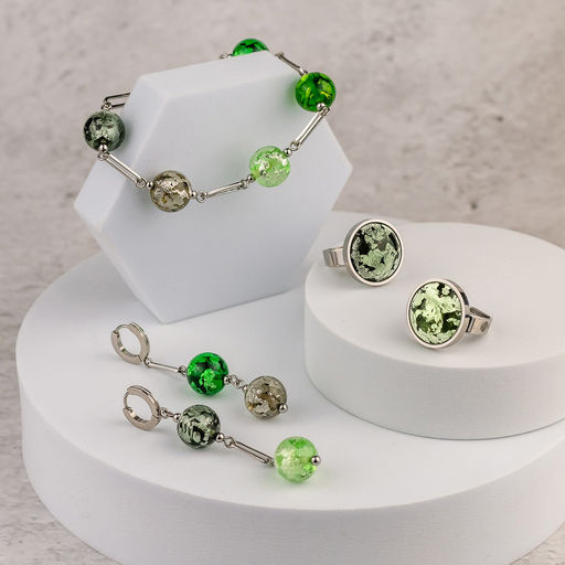 Серьги из муранского стекла SHINE LC3468