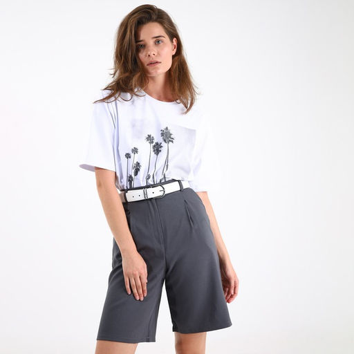 Ремень, ширина 3 см, винт, пряжка металл, цвет белый - Simaland фото 3