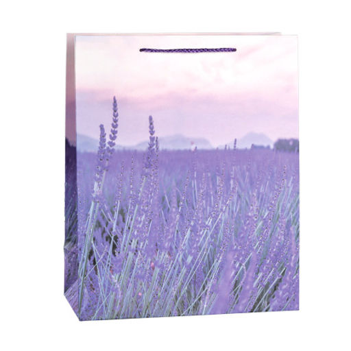 Цена за 12 шт. Пакет подарочный 26x32x12см Лаванда / 3205L /уп 12/384/ - ГалеонТрейд фото 5