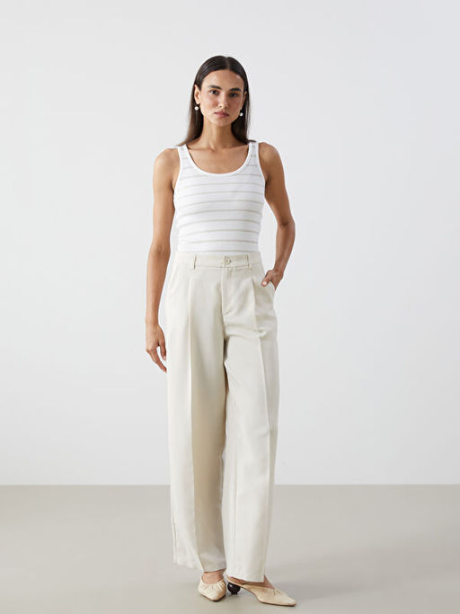 U Yaka ?izgili Kad?n Atlet