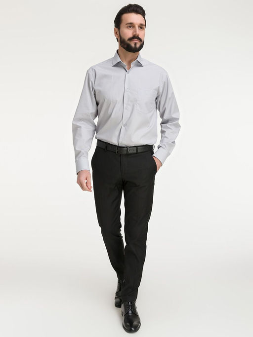 Сорочка мужская длинный рукав GREG 320/119/GR