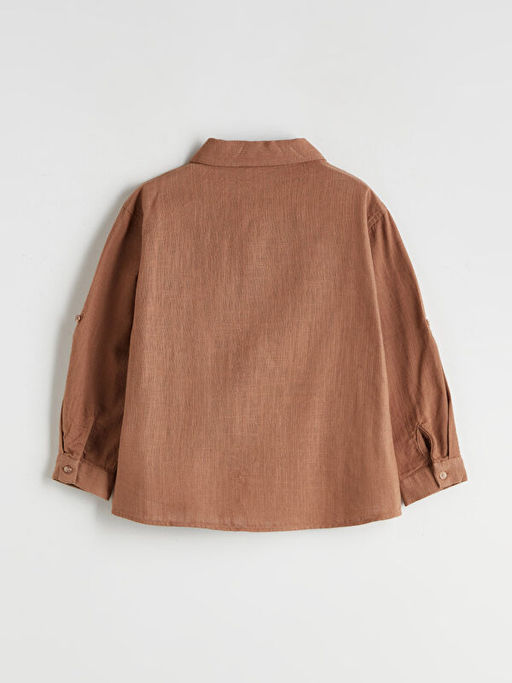 Uzun Kollu Erkek ?ocuk G?mlek