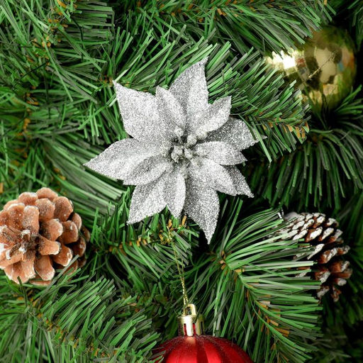 Цена за 12 шт. Цветы искусственные Перелив, острый лист, 8?20 см, МИКС