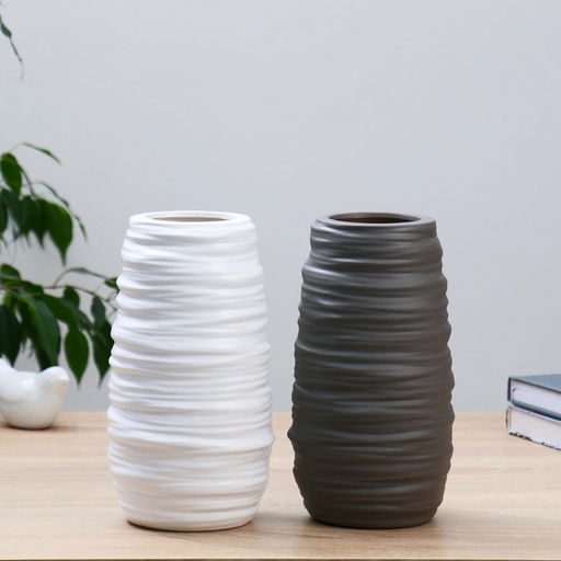 Ваза для цветов «Виола», 8.5×11×22 см, керамика, МИКС