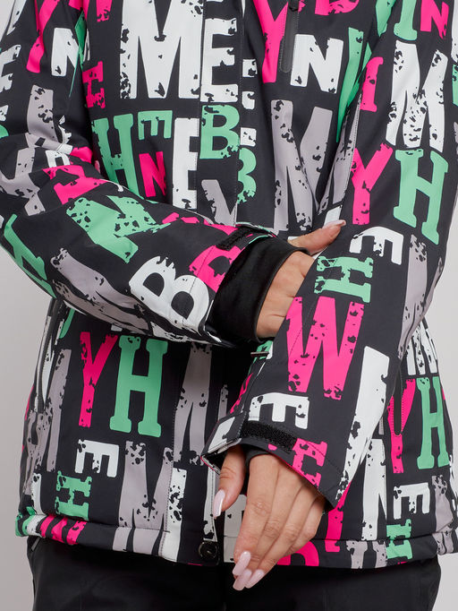 Горнолыжный костюм женский зимний черного цвета 022302Ch - Mtforce фото 10