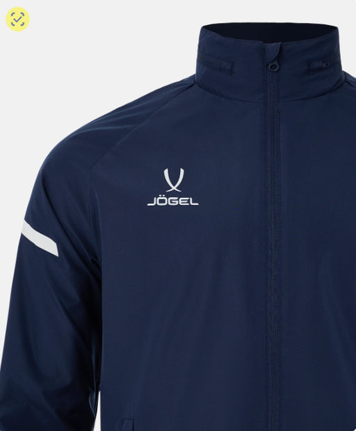 Куртка ветрозащитная Jogel CAMP 2 Rain Jacket, темно-синий, детский  фото 9