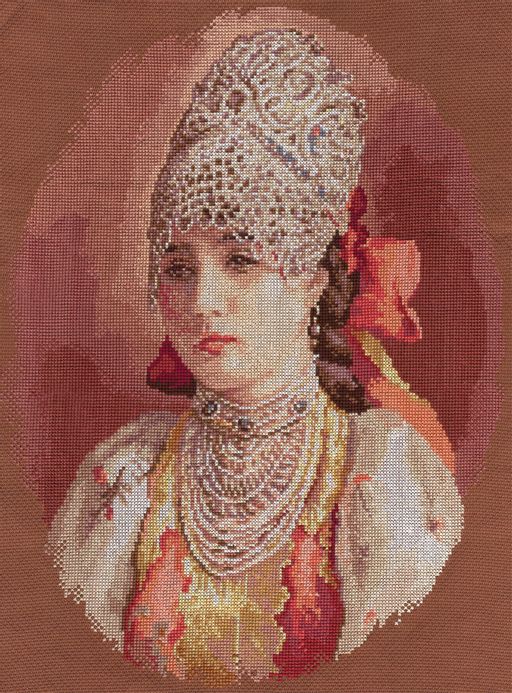 Набор для вышивания PANNA Золотая серия VH-0903 Боярышня 32 х 41 см