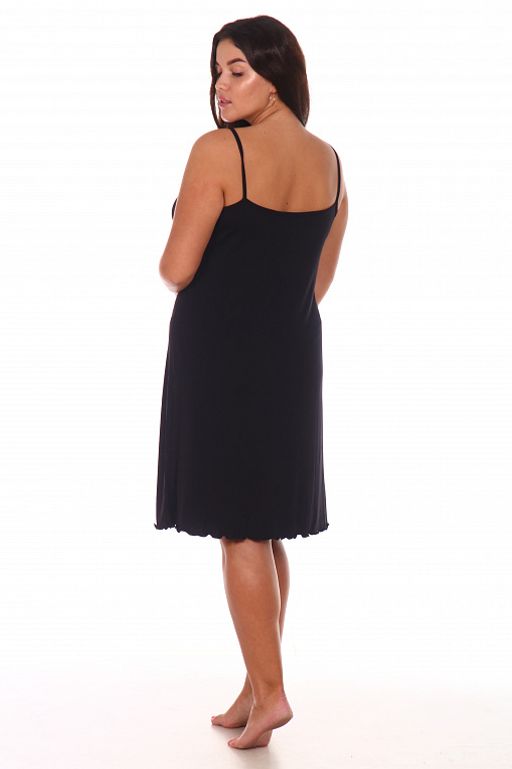 РАСПРОДАЖА Сорочка Совершенство_708/Черный - Ihomelux фото 13