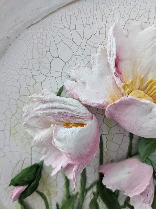 Паста с эффектом трещин матовая Белая