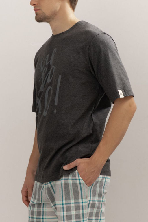 Футболка с принтом 6711M-20230.9H-218.1395 - Almando melado фото 5
