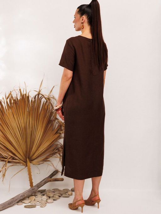 Платье Galean Style 1011 коричневый