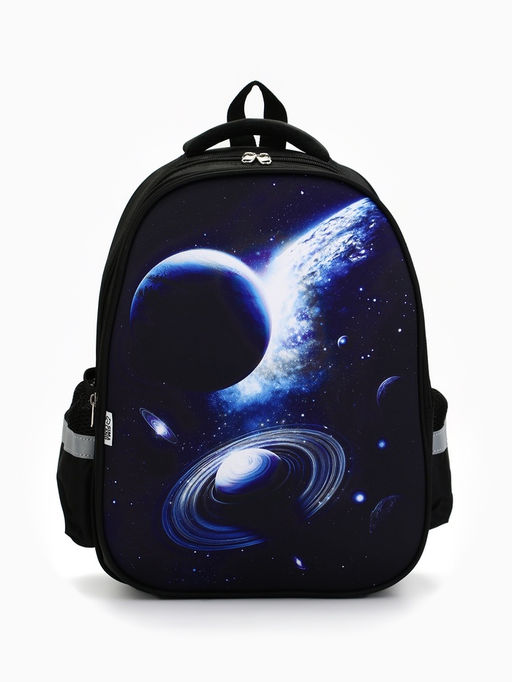 Рюкзак школьный, каркасный, 39×30×14 см «Космос»