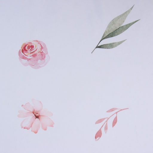 Шторы портьерные «Этель» Lovely, 145×260 см, 2 шт., 140 г/м²