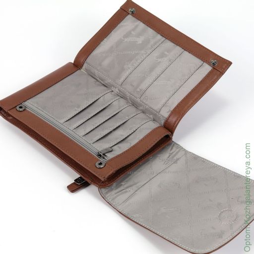 Мужская кожаная сумка-портмоне 2019958А К209 Марроне Россо - Dff фото 3