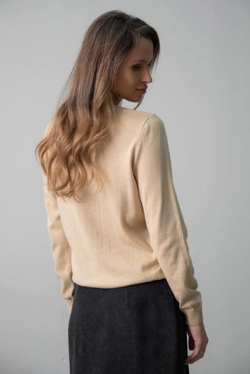 Джемпер ДЖв 623/1с-4 Бежевый - T.C.T фото 2