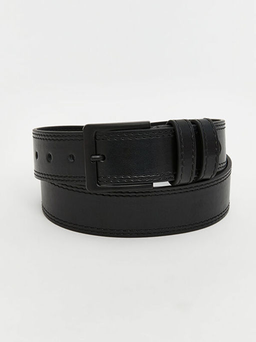 Deri G?r?n?ml? Erkek Kemer