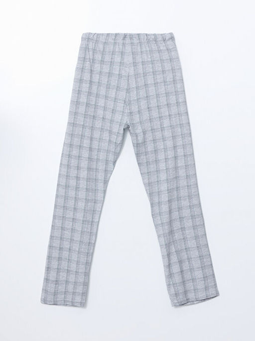 Standart Kal?p Ekose Erkek Pijama Alt