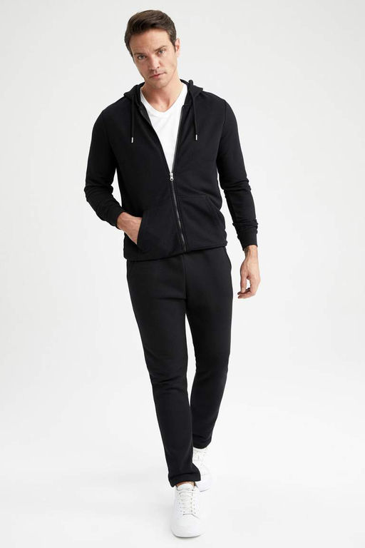 Толстовка на молнии стандартного кроя - Defacto фото 8