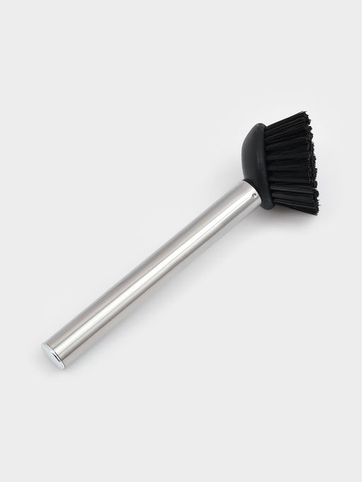 Дозатор для моющего средства Доляна «Милитари», 370 мл, с губкой и щёткой, чёрный