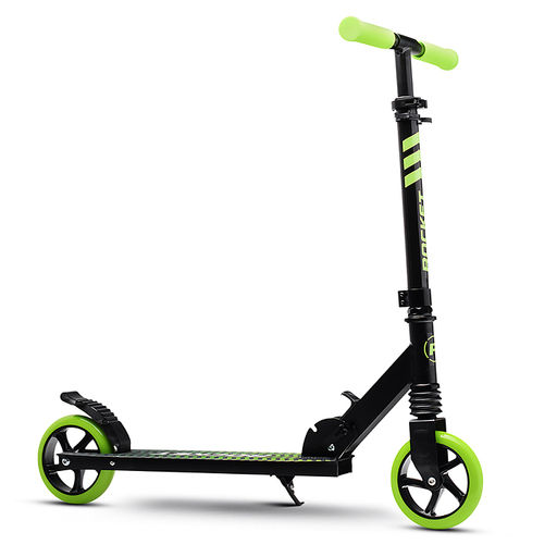 Самокат детский ROCKET, алюминиевый, колеса PU, 145 мм, зелёный