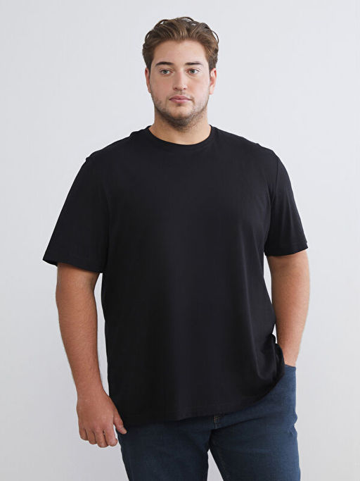 Bisiklet Yaka Penye Erkek Ti??rt