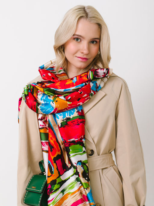 Большой, мягкий, тонкий и очень нежный двусторонний палантин - Tantino фото 11