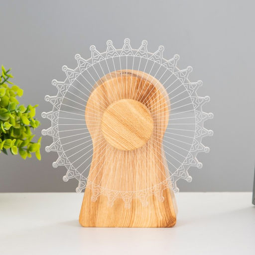 Светильник сенсорный «Колесо» LED крутится 6 Вт USB 15×4×16 см RISALUX