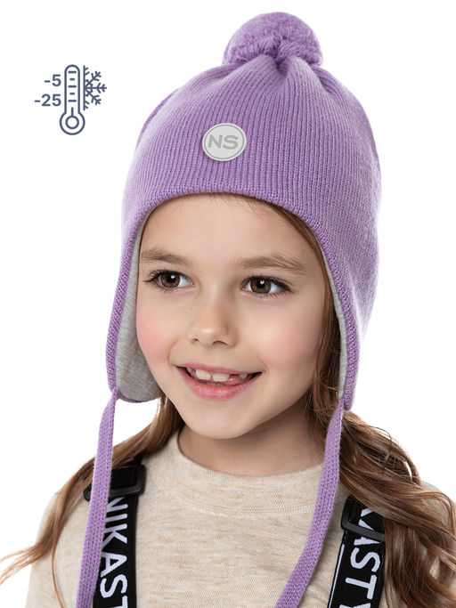 Шапка 11з15424 фиалка - Nikastyle фото 2