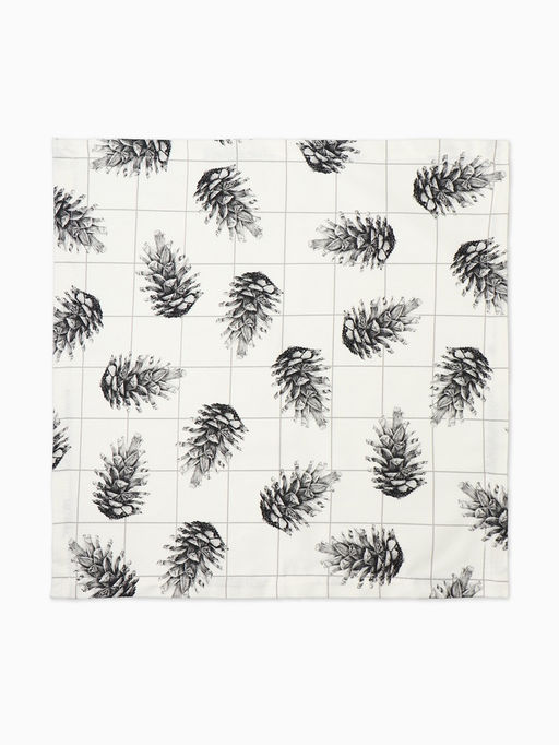 Набор салфеток сервировочных на стол Этель Christmas, 2 шт., белые, с декоративными кольцами, 45?45 см