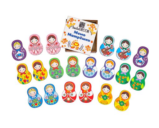 Настольная игра Мемо Матрешки