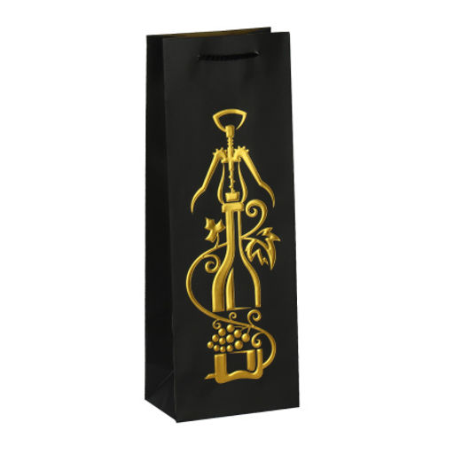 Пакет подарочный 36х12,8х8,4 / С145 /уп 12/720/под бутылку микс - Галеонтрейд фото 4