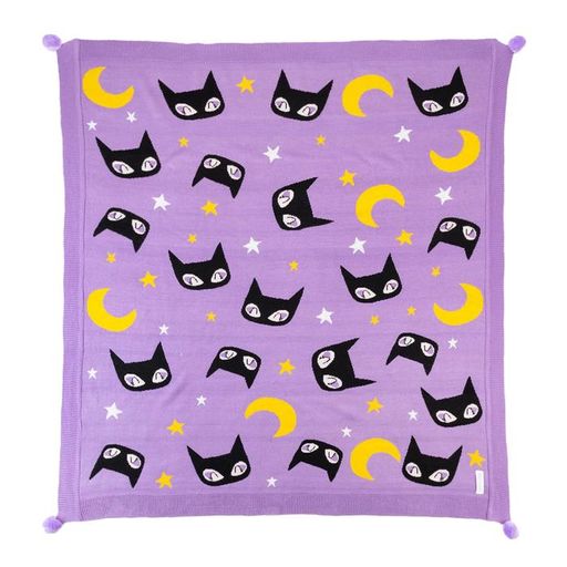 Вязаный плед Крошка Я Fantastic girl, 90х90 см  фото 7