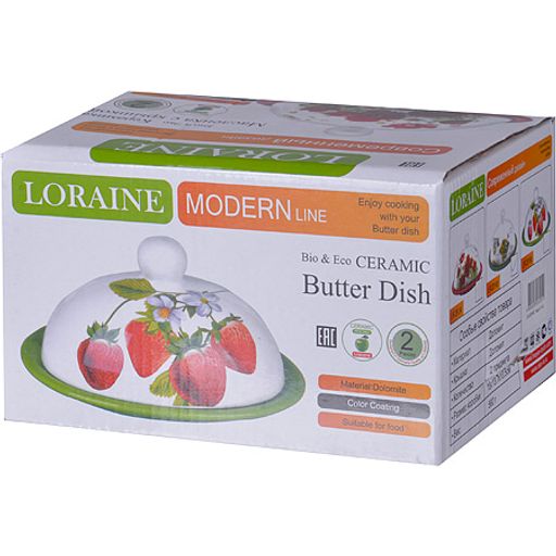 28148 Маслёнка с крышкой ОЛИВА LR (х24) - Mayer&boch фото 4