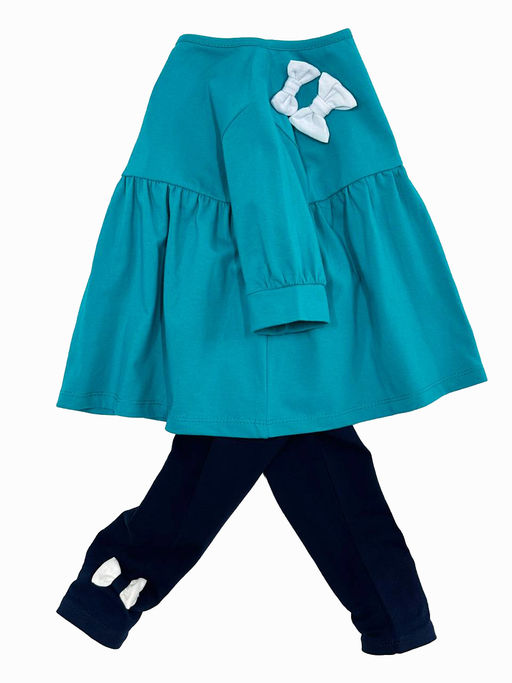 Бриджи (лосины) UD 0939 синий - Mini maxi фото 7